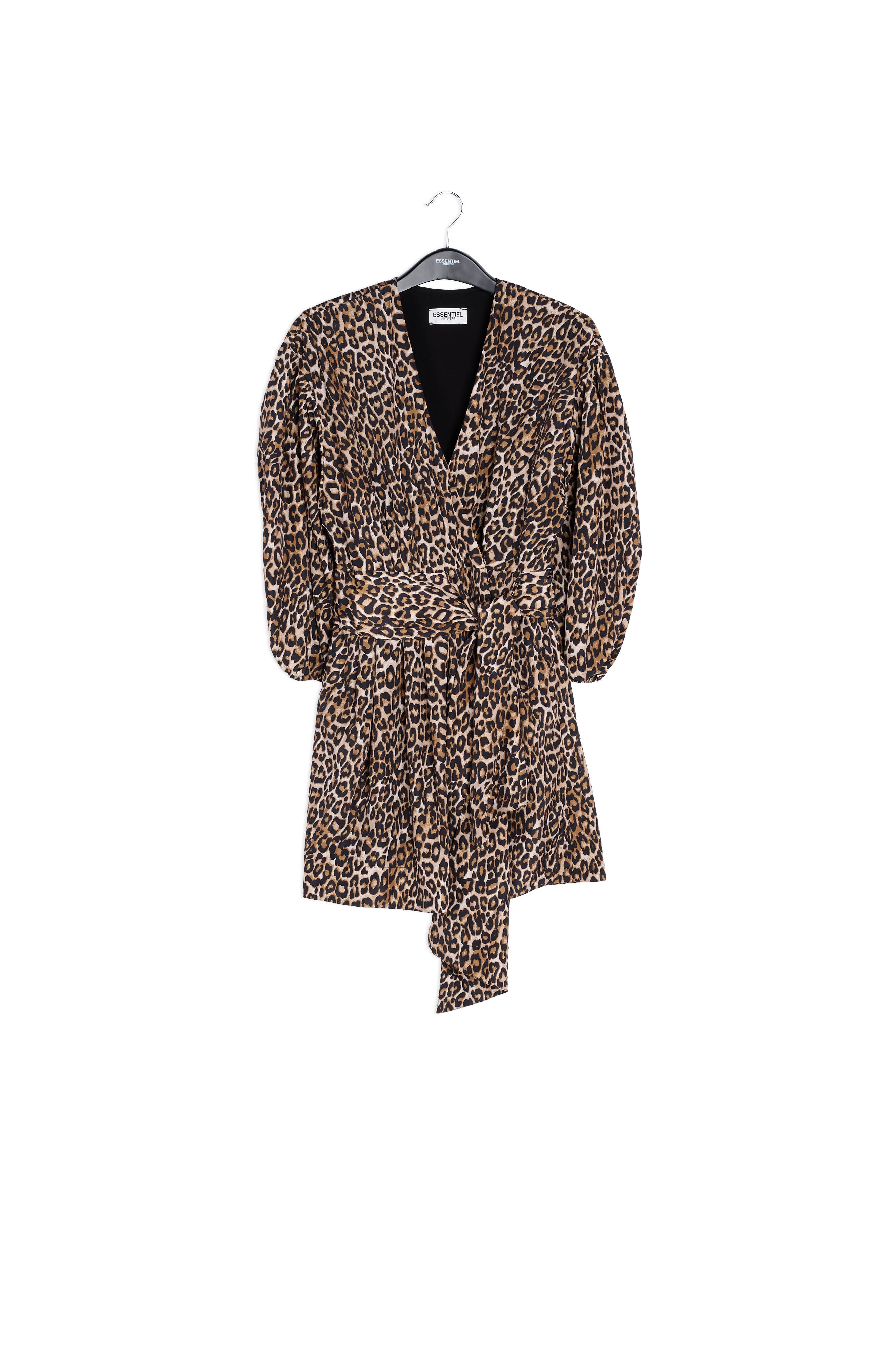 Robe cache-cœur à imprimé léopard RE—SSENTIEL | Essentiel second hand