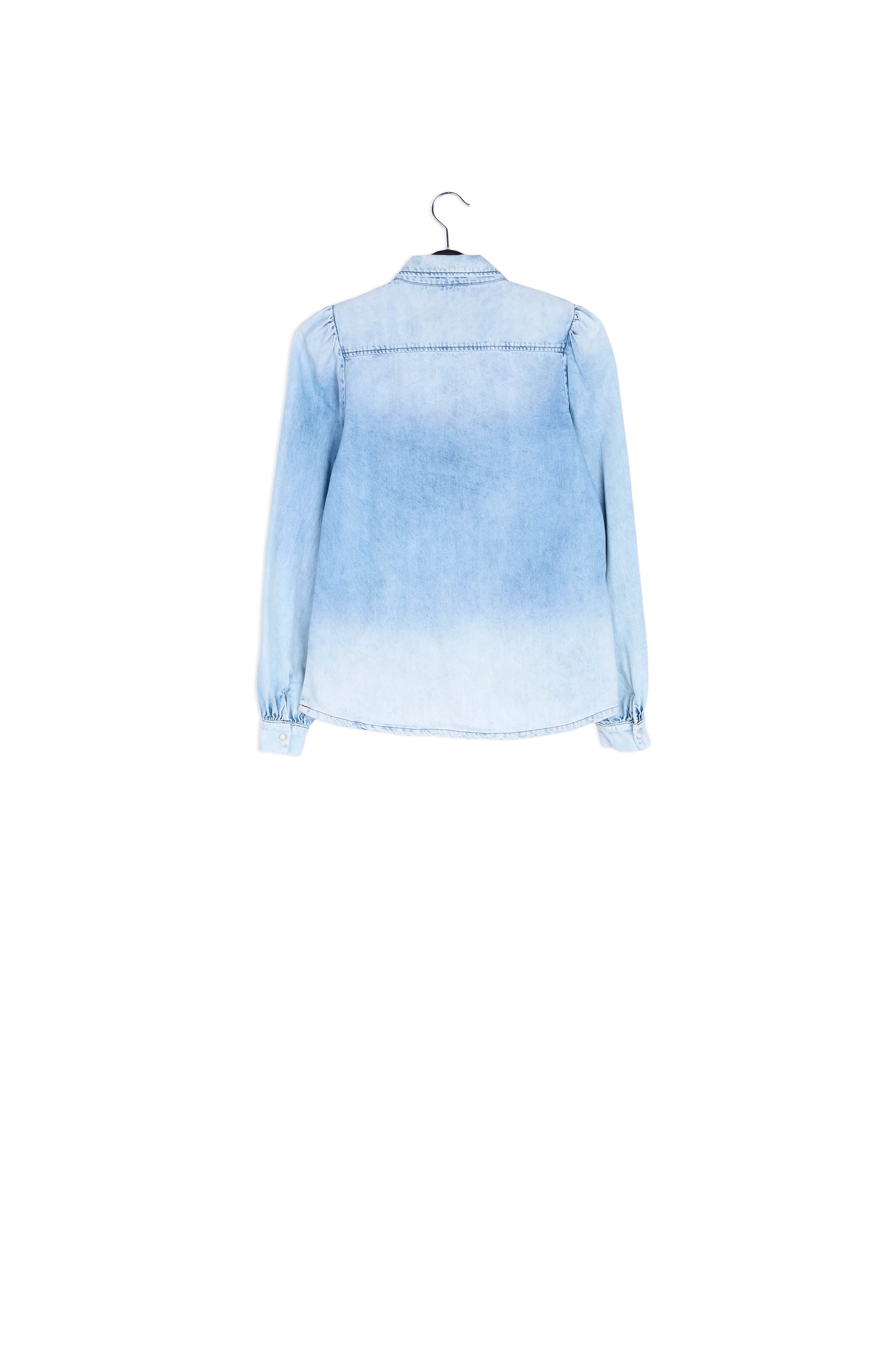 Chemise bleu jeans en coton RE—SSENTIEL | Essentiel second hand