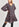 Mini robe noire à imprimé floral Faume - seconde main