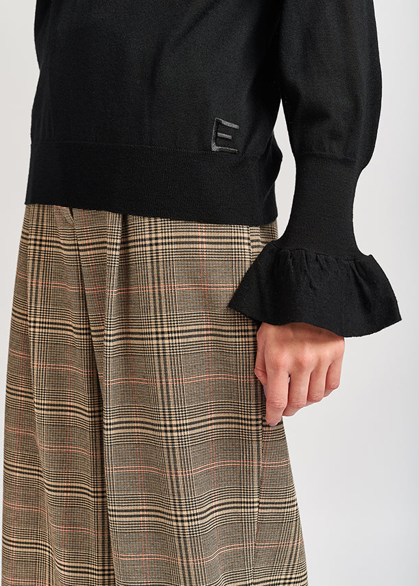 Ruffled cuff sweater RE—SSENTIEL | Essentiel second hand