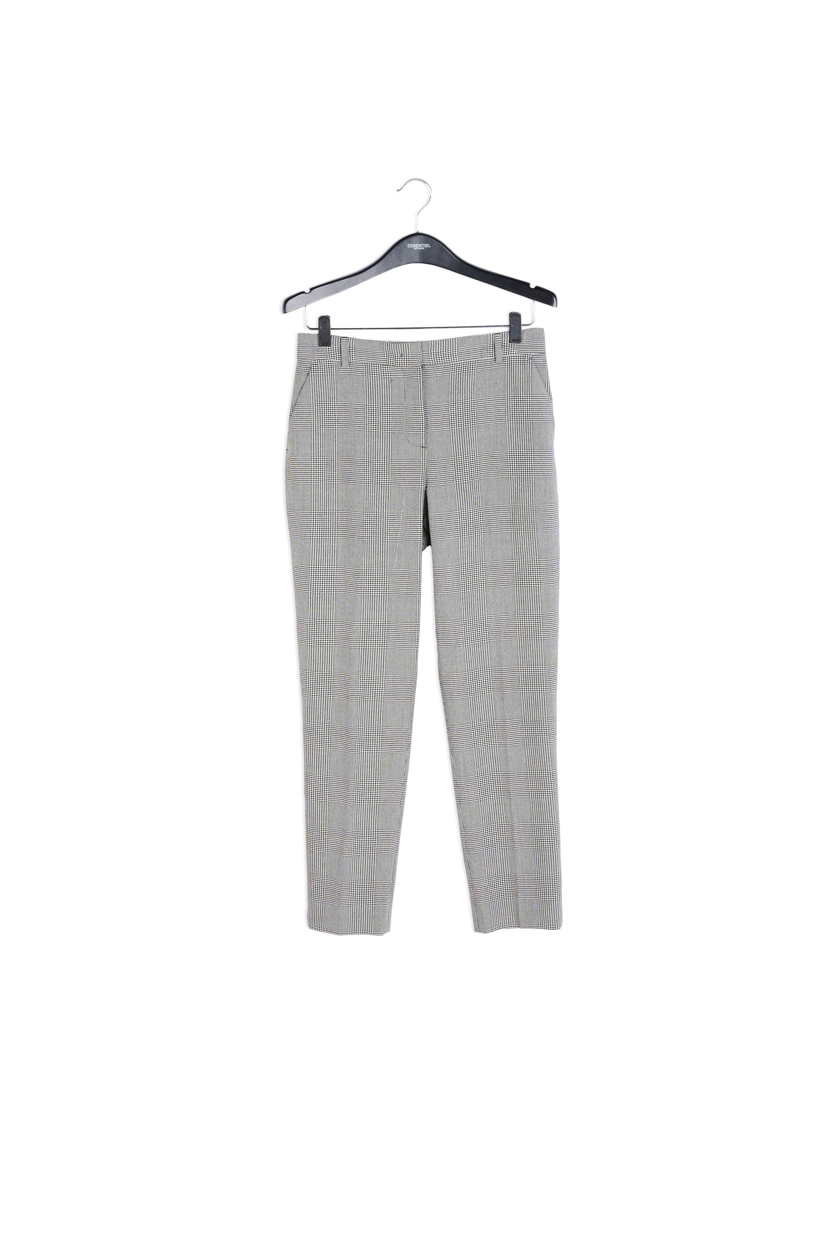 Black and white checked pants RE—SSENTIEL | Essentiel second hand