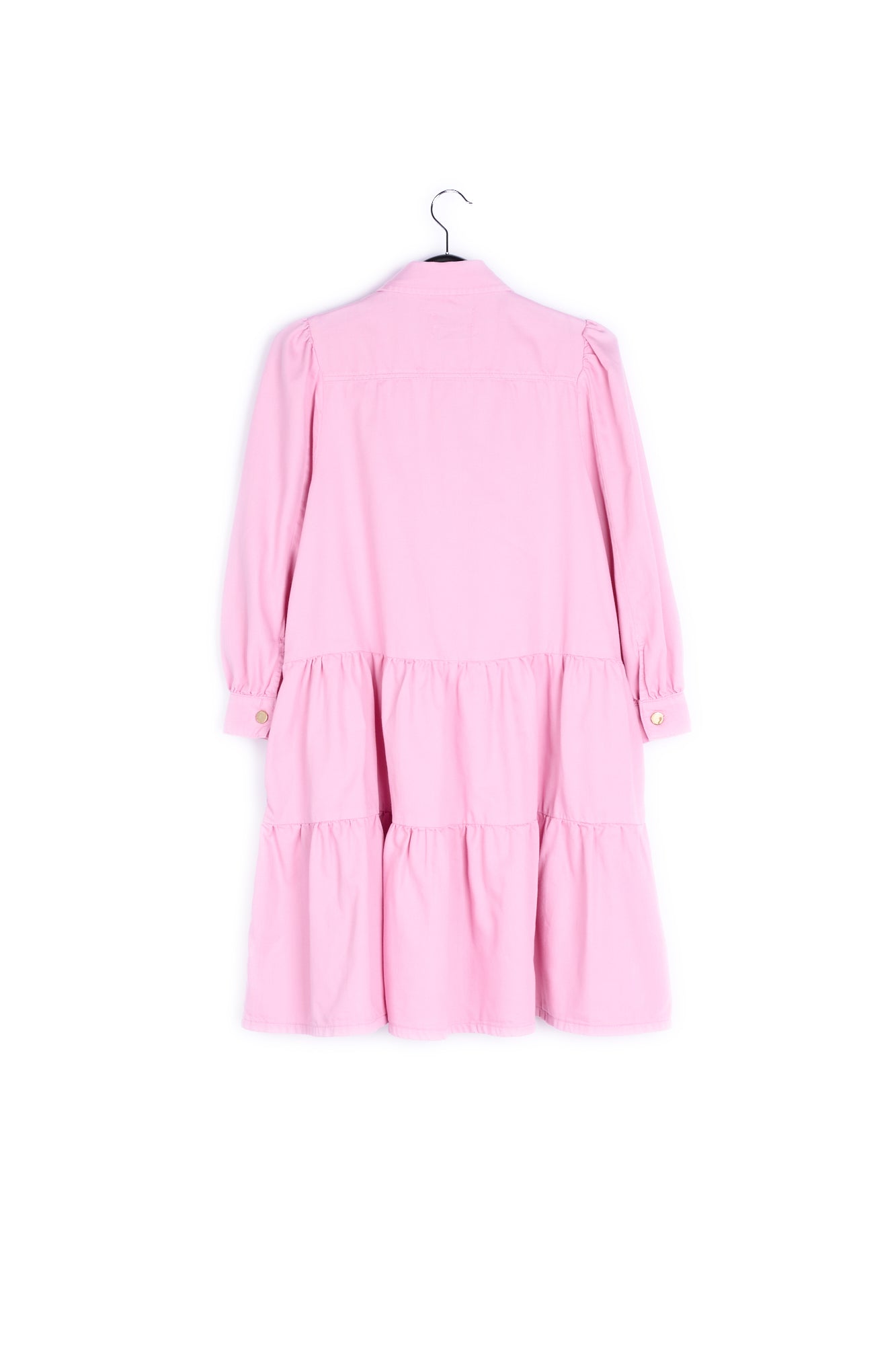 Pink denim A-line mini dress RE—SSENTIEL | Essentiel second hand