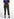 High-waisted black and white tapered pants Faume - seconde main