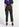 Zwart en witte broek met hoge taille Faume - seconde main