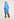 Blue midi-length mohair-blend cardigan Faume - seconde main