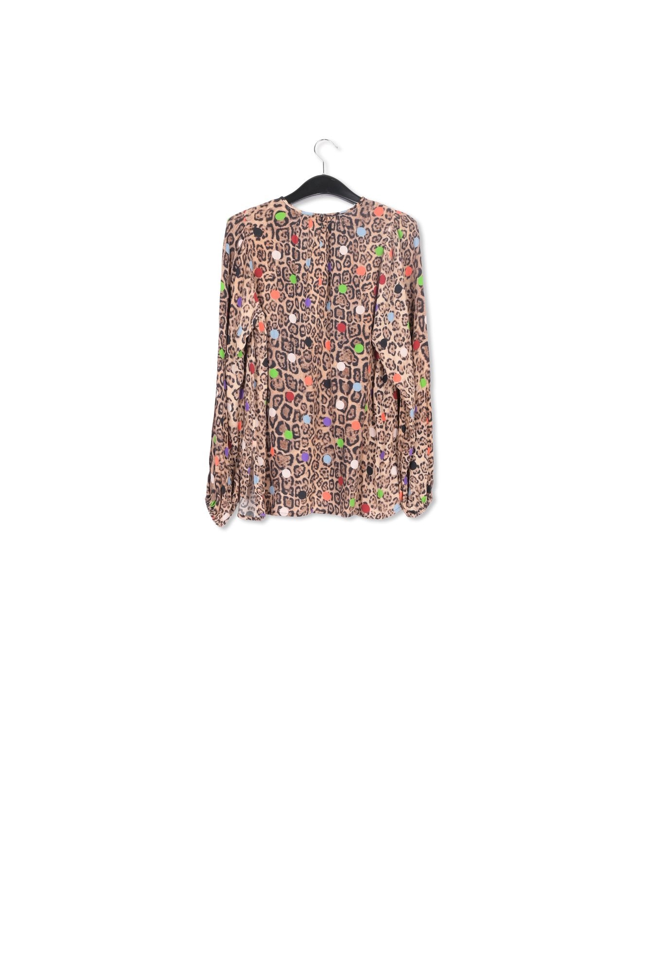 Leopard print and dots loose-fit top RE—SSENTIEL | Essentiel second hand
