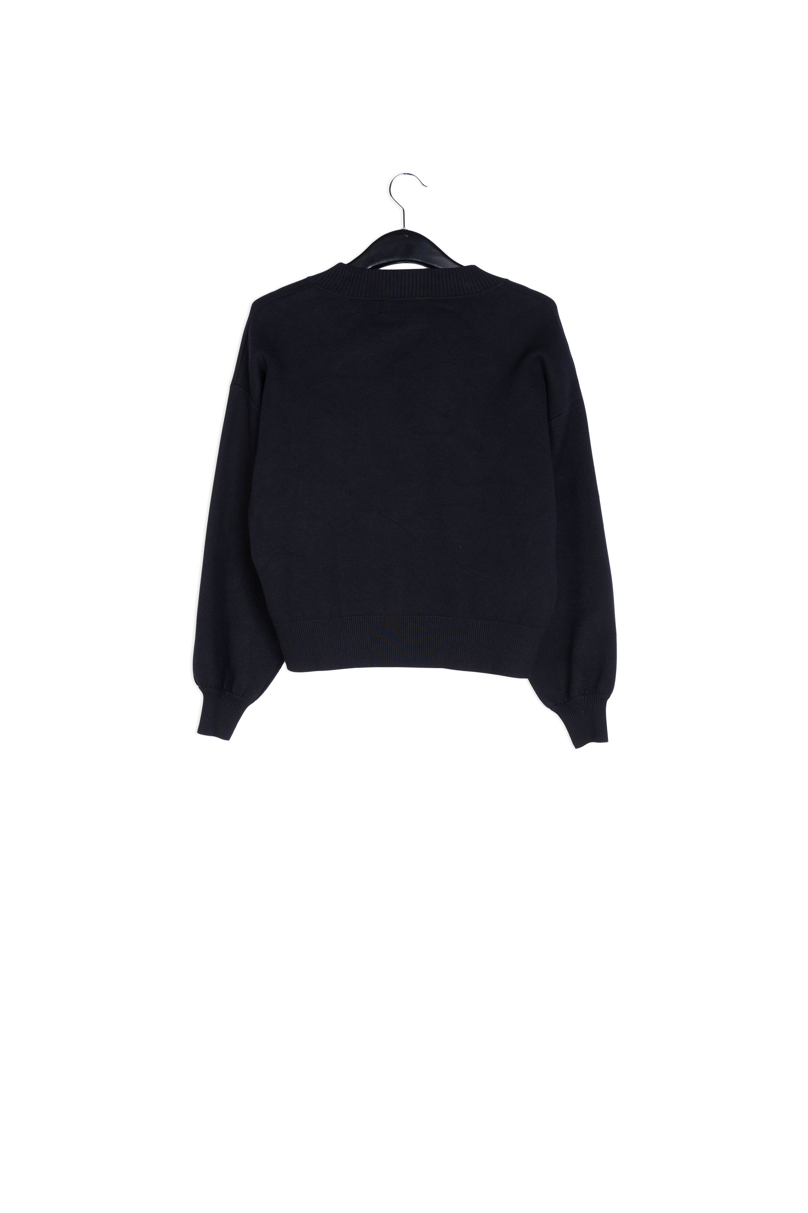 Camel relaxed-fit V-neck cardigan RE—SSENTIEL | Essentiel second hand