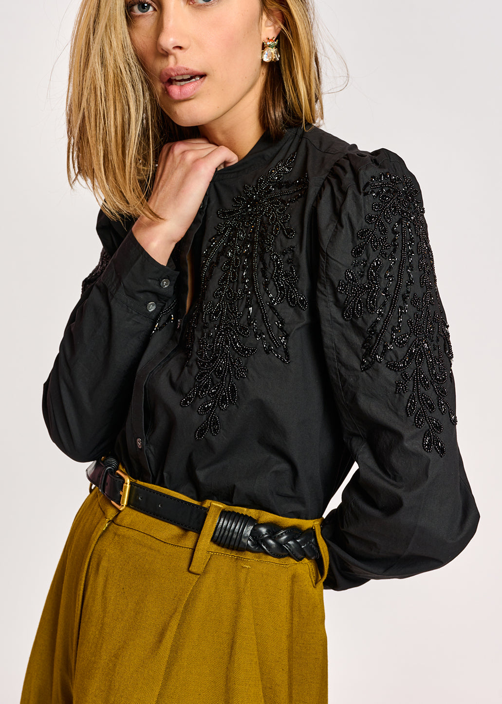 Antonella embellished shirt RE—SSENTIEL | Essentiel second hand