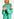 Turquoise lurex T-shirt Faume - seconde main