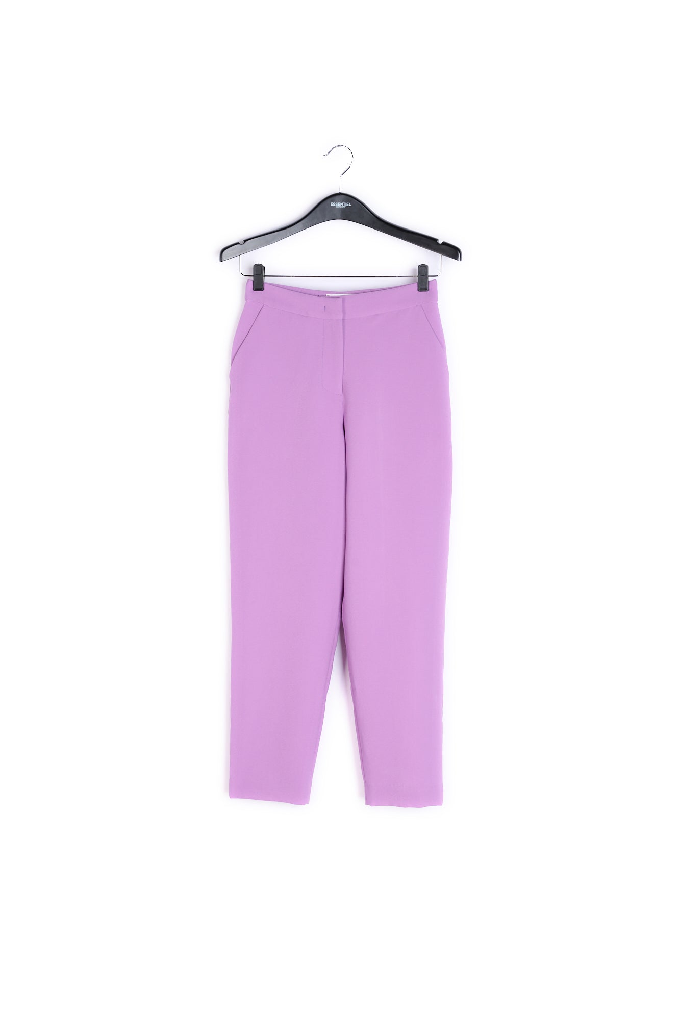 Purple classic tailored trousers RE—SSENTIEL | Essentiel second hand