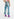 Cropped high-rise blue jeans Faume - seconde main