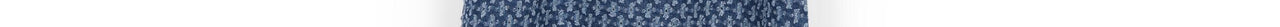 Dark blue perforated denim puffed sleeves mini dress Faume - seconde main