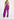 Purple viscose-satin straight-leg pants Faume - seconde main