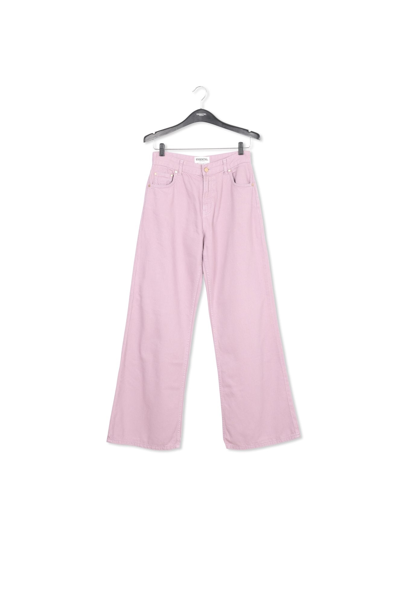 Lilac denim straight-leg jeans RE—SSENTIEL | Essentiel second hand