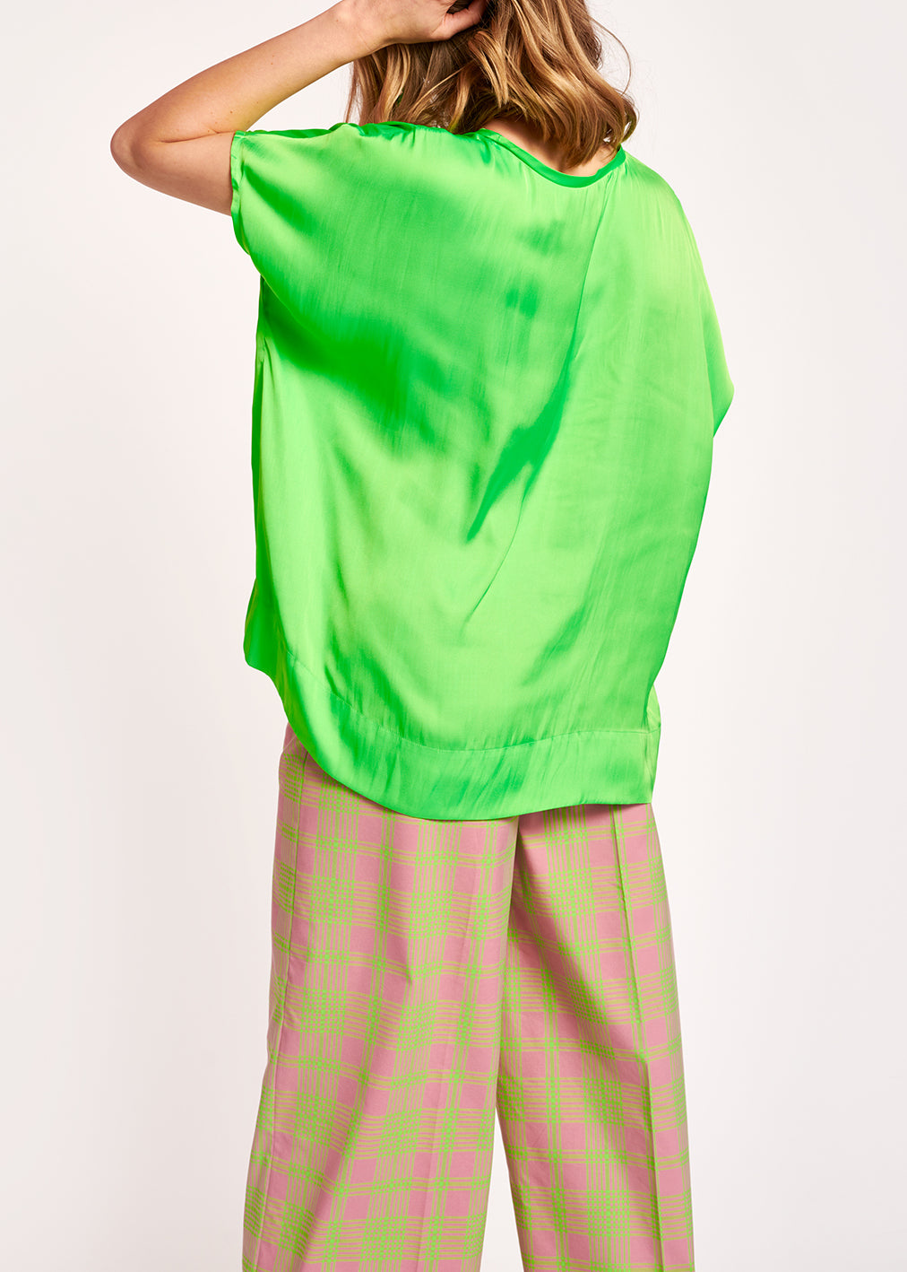 Neon green top RE—SSENTIEL | Essentiel second hand