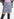 Lila minirok met metallic bloemenmotief Faume - seconde main