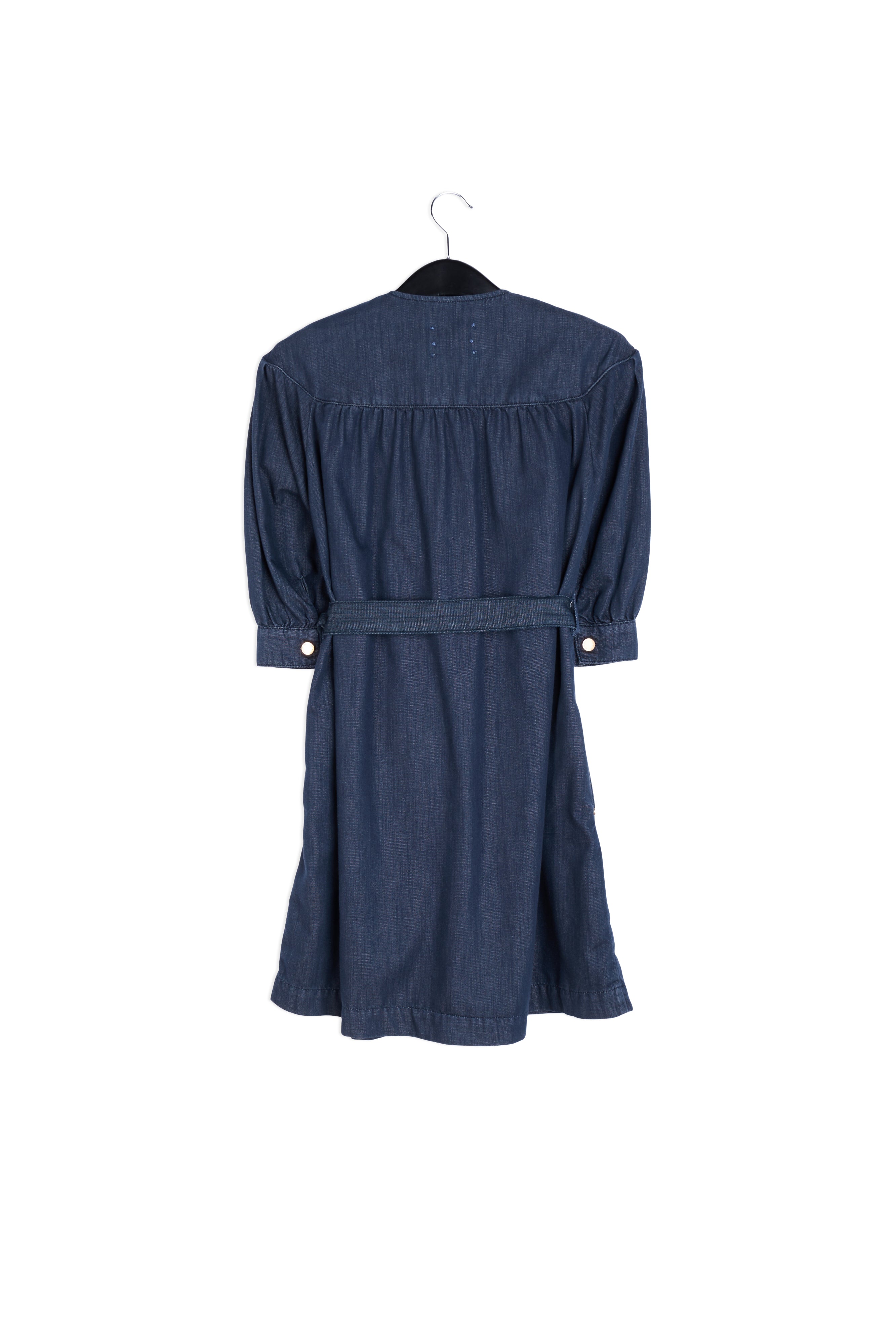 Dark blue denim mini dress RE—SSENTIEL | Essentiel second hand