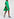 Green denim A-line mini dress Faume - seconde main