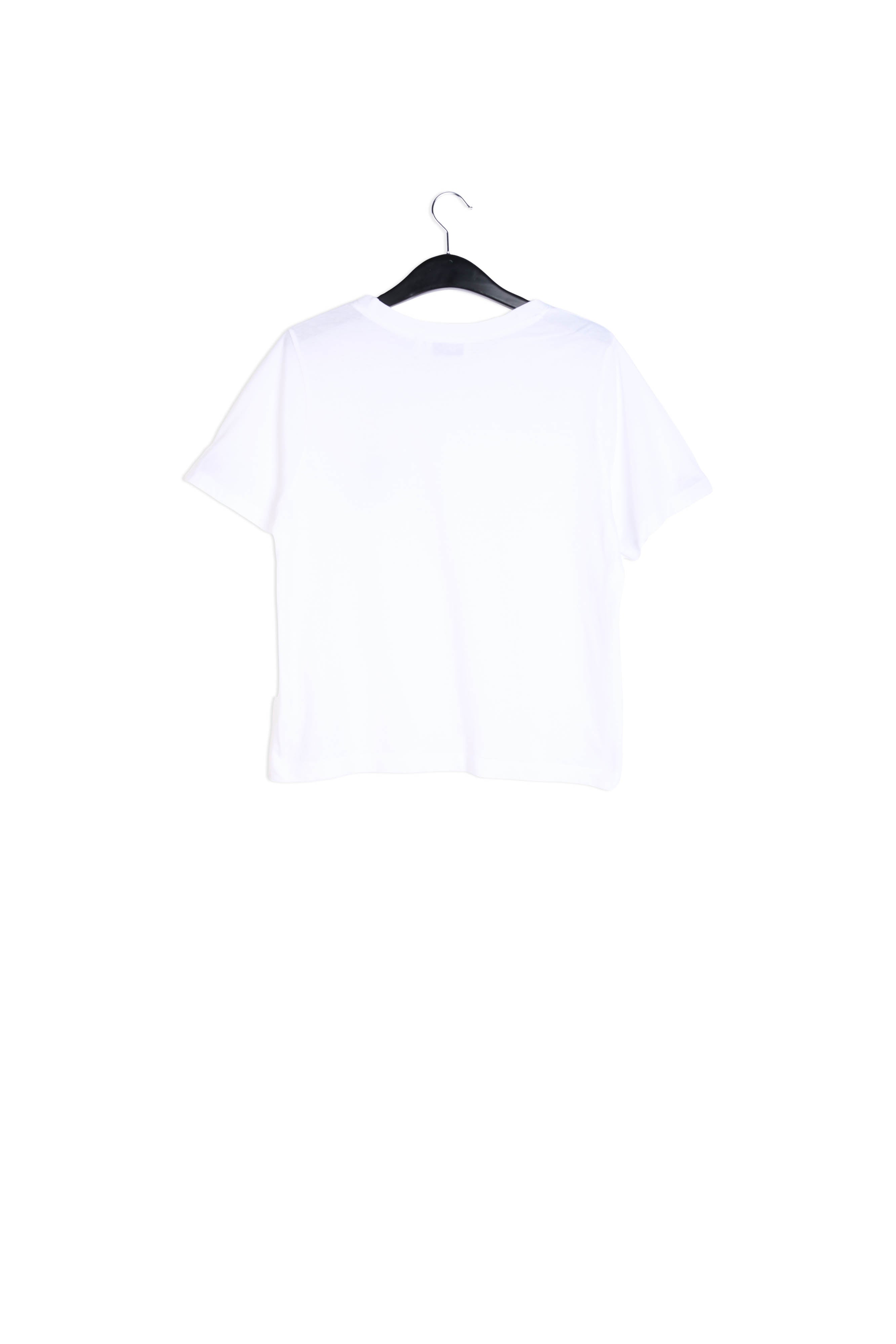 White cotton toucan embroidered t-shirt RE—SSENTIEL | Essentiel second hand