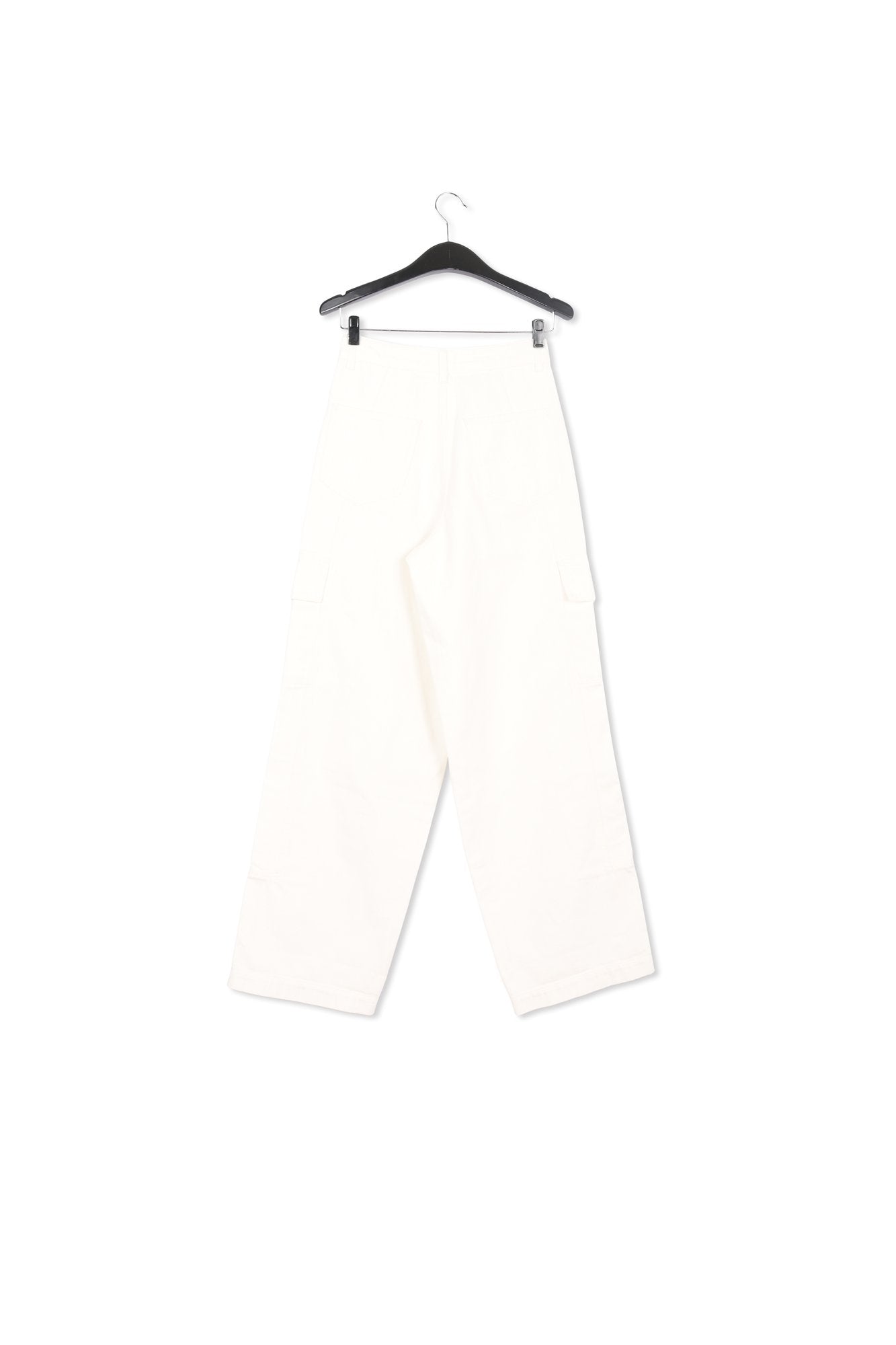 Jean treillis blanc cassé à  jambes larges RE—SSENTIEL | Essentiel second hand