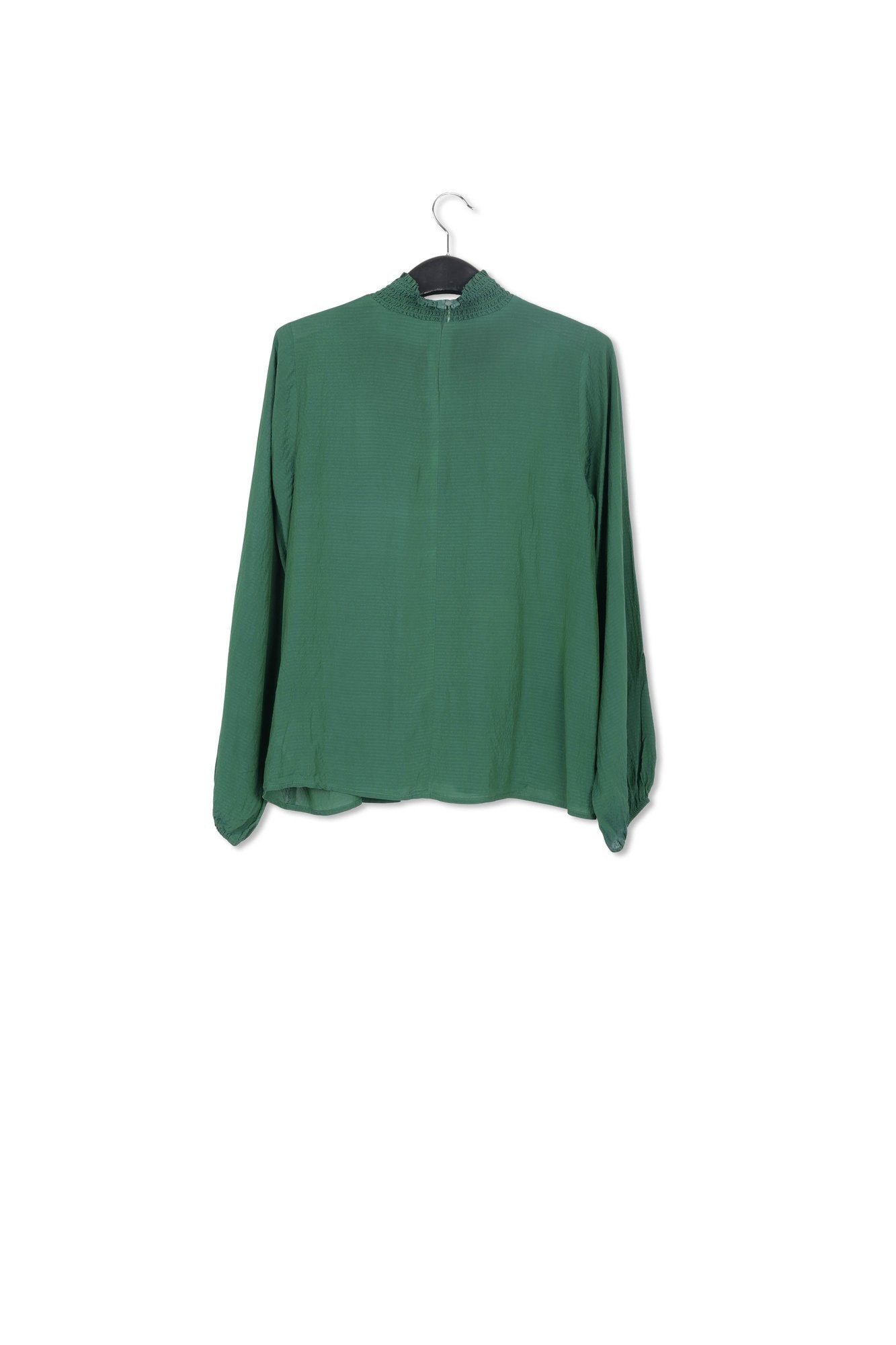 Donkergroene top met wijde pasvorm RE—SSENTIEL | Essentiel second hand