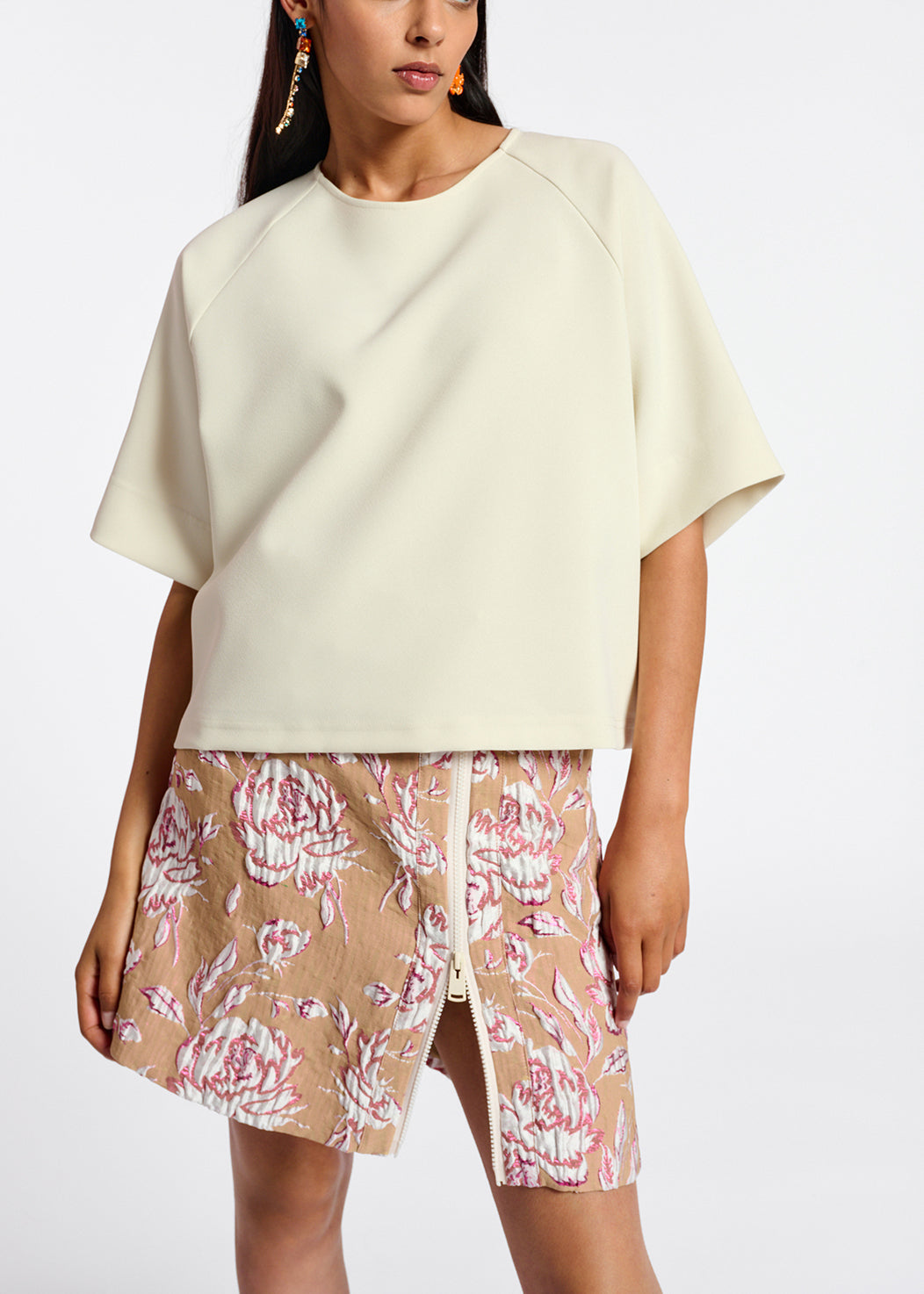 Top oversize écru RE—SSENTIEL | Essentiel second hand