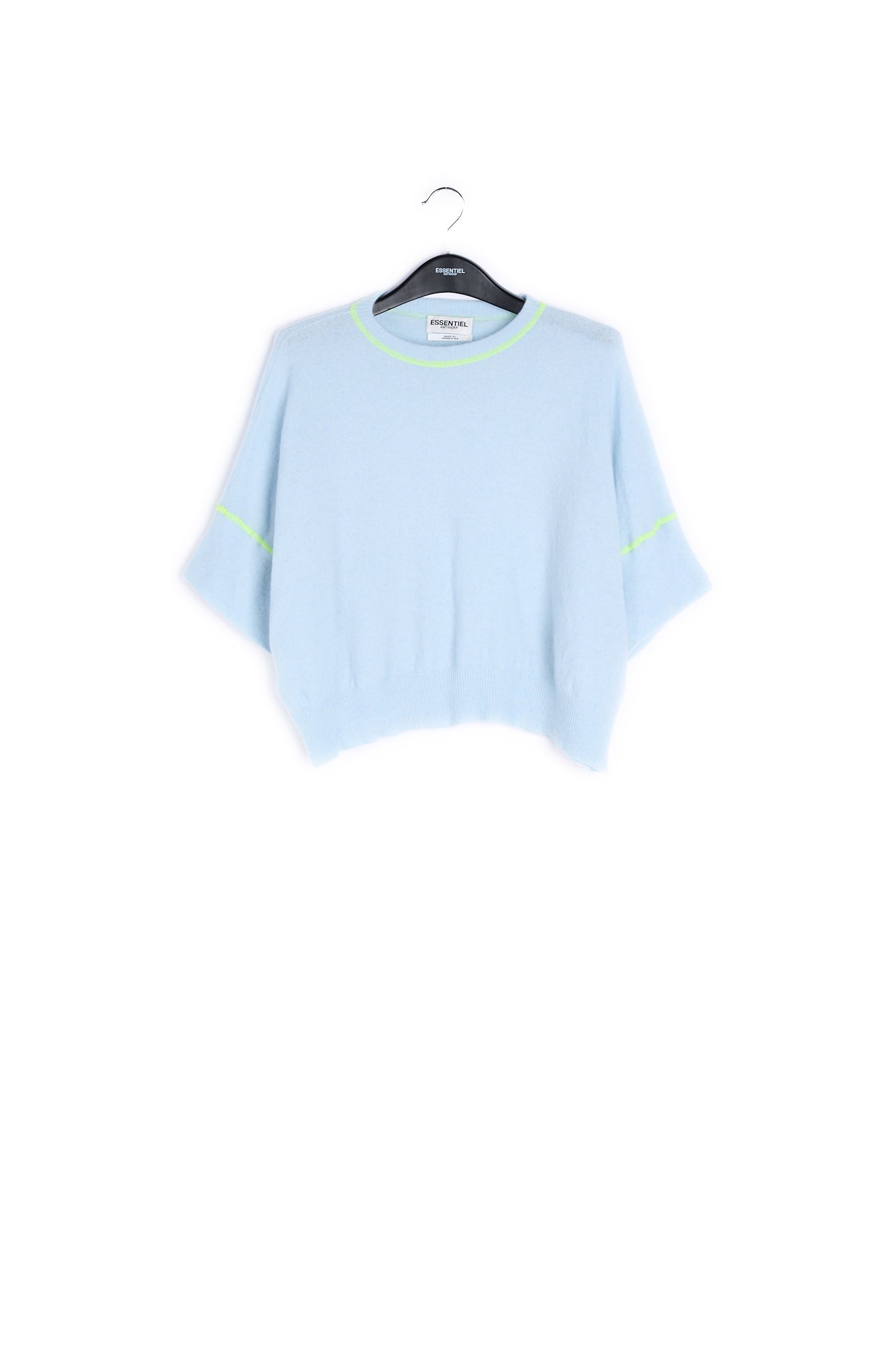 Light blue merino wool and cashmere sweater RE—SSENTIEL | Essentiel second hand
