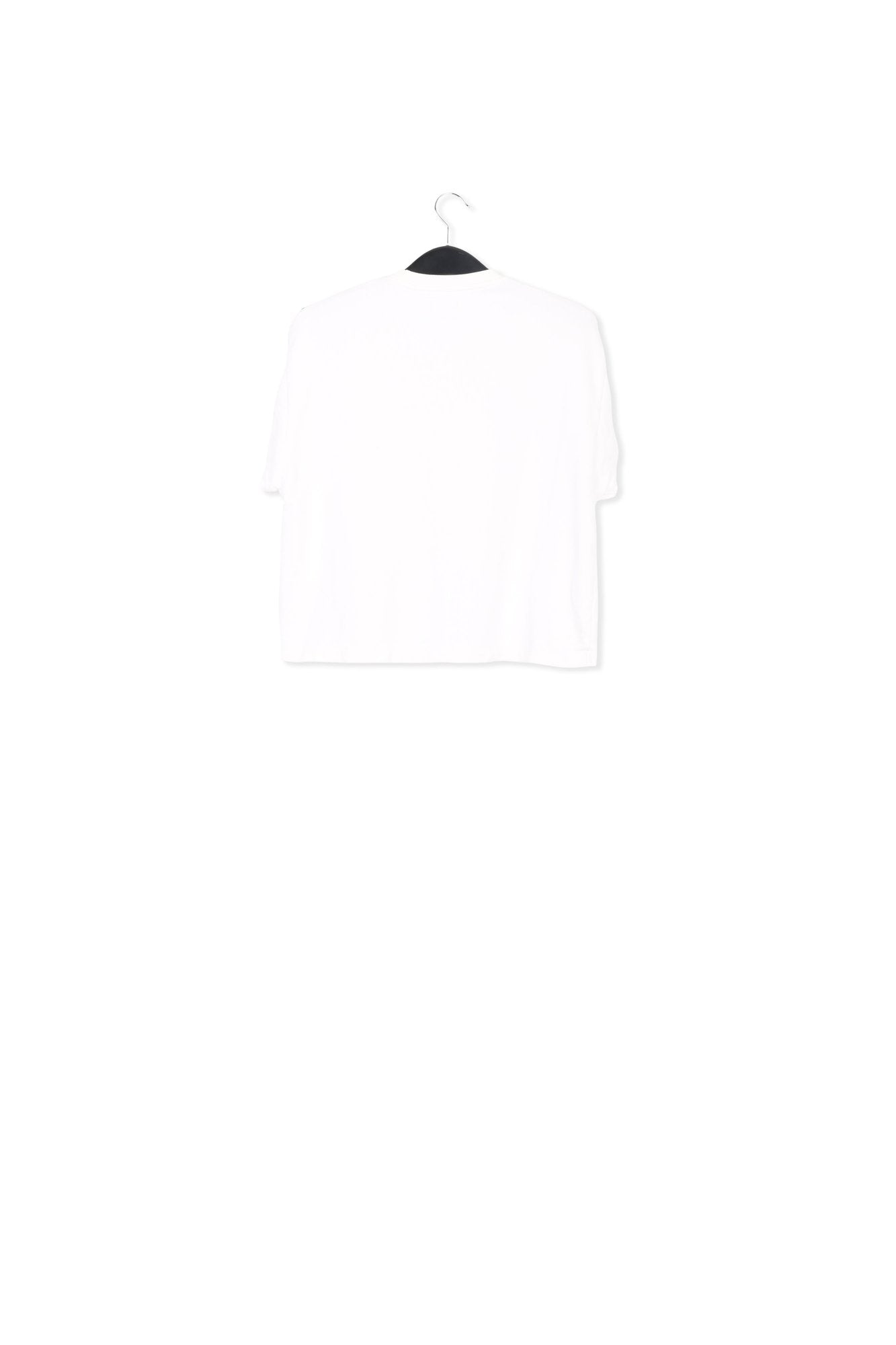 Sweatshirt blanc cassé à manches courtes et paillettes RE—SSENTIEL | Essentiel second hand