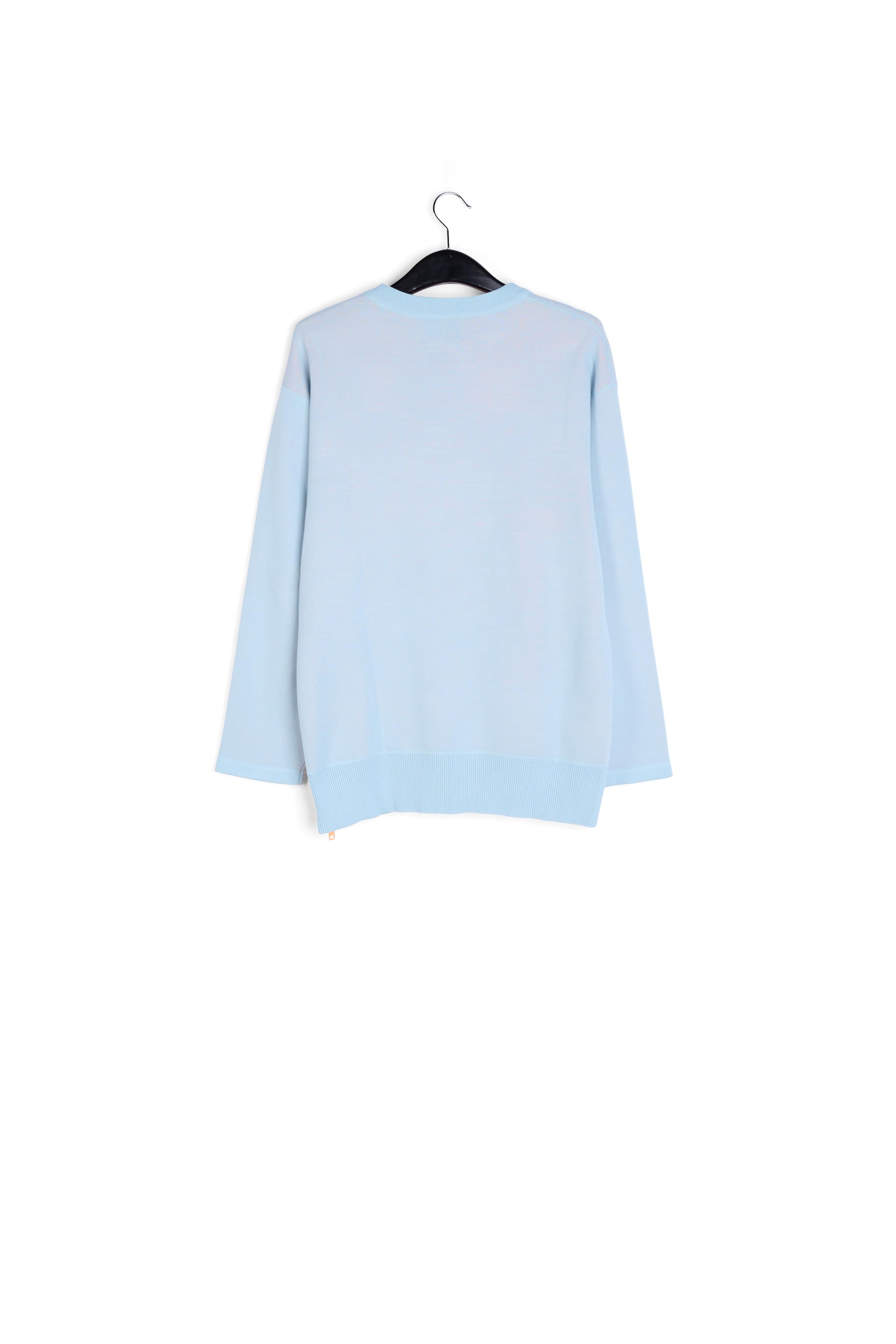 Light blue sweater with boxy cut RE—SSENTIEL | Essentiel second hand