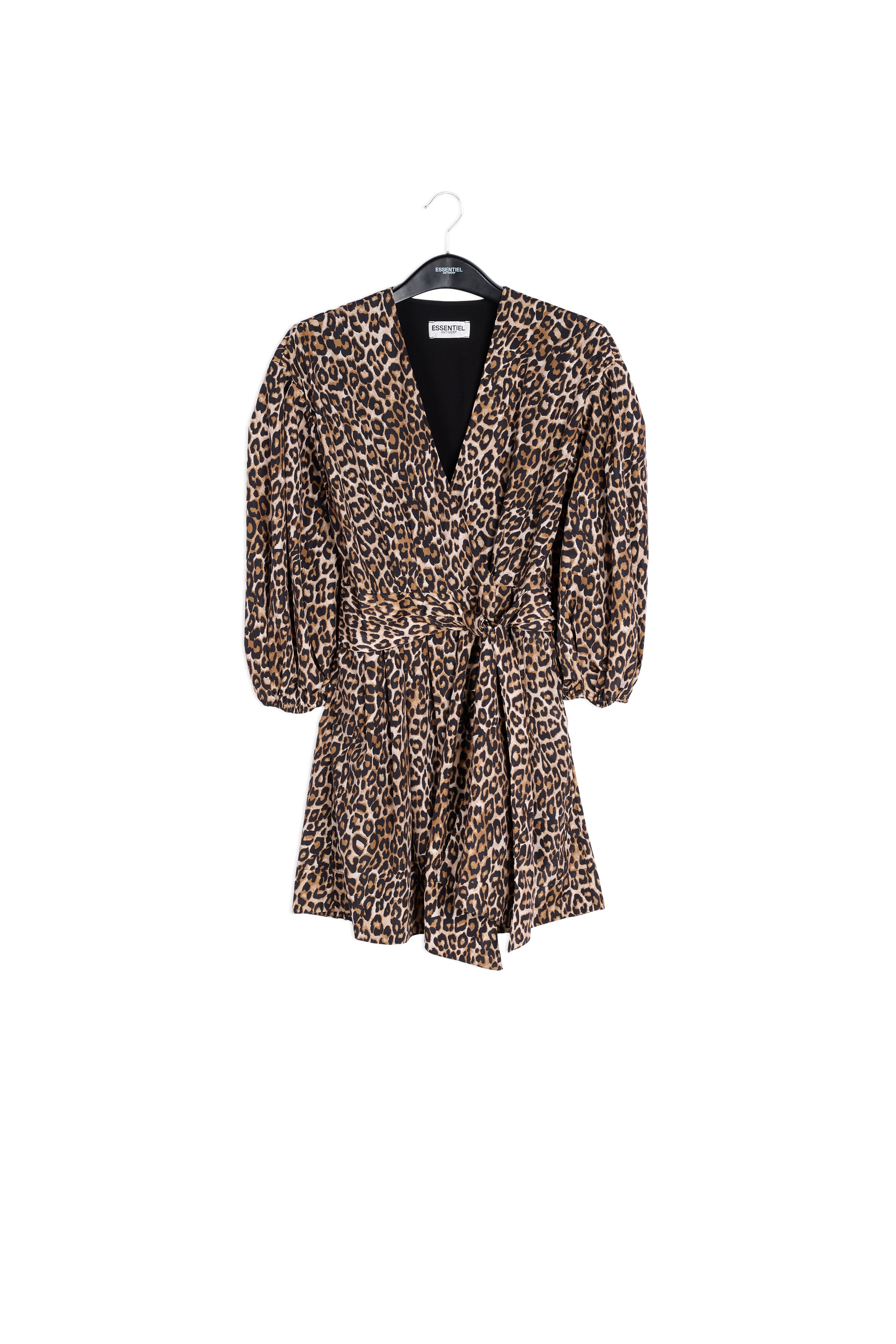 Robe cache-cœur à imprimé léopard RE—SSENTIEL | Essentiel second hand