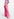 Neon pink wide-leg jeans Faume - seconde main