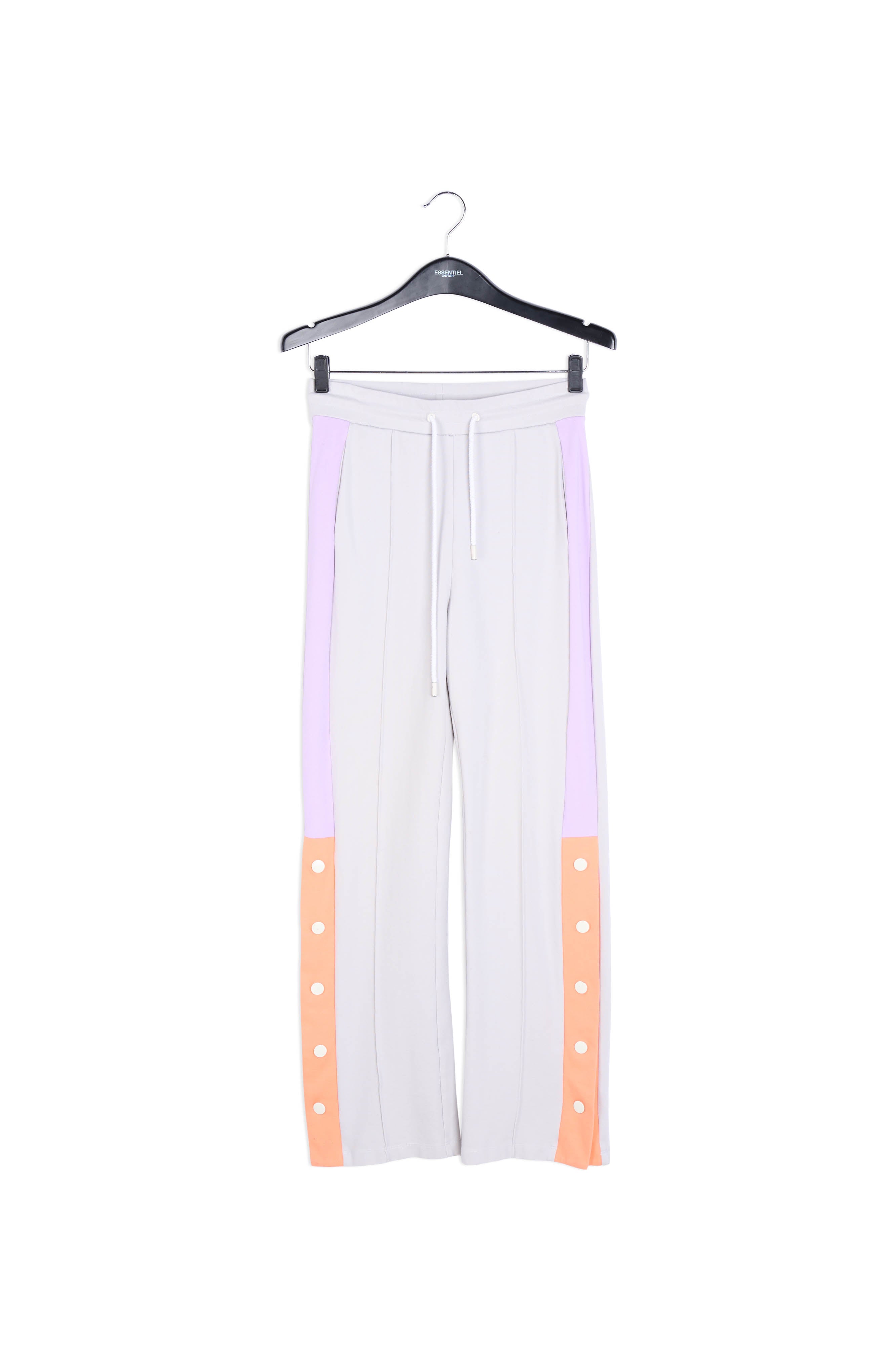 Light grey, lilac and peach track pants RE—SSENTIEL | Essentiel second hand