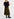 Kaki midirok met luipaardprint Faume - seconde main