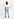 Light blue cotton-blend straight-leg pants Faume - seconde main