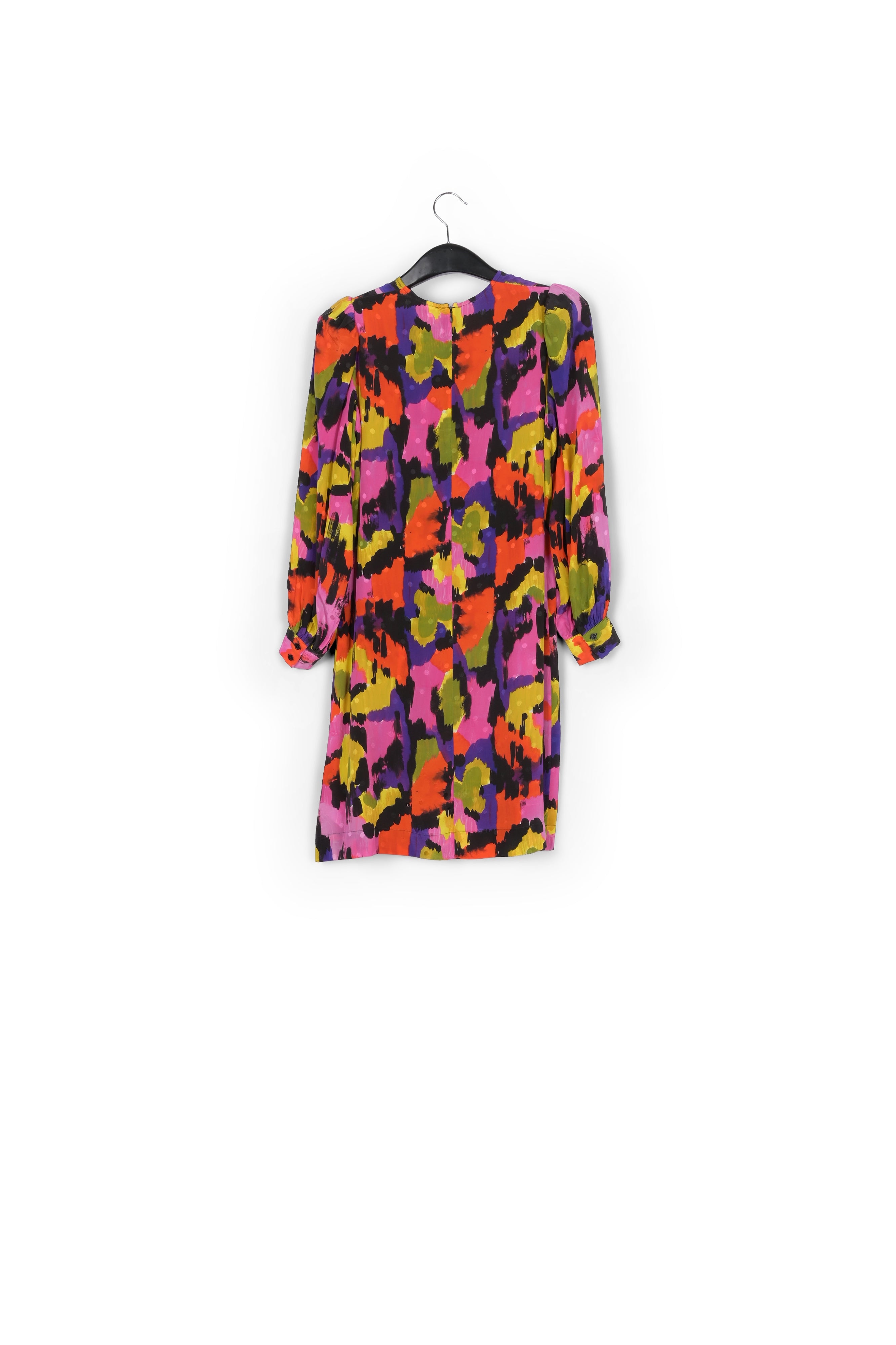 Colorful silk jacquard mini dress RE—SSENTIEL | Essentiel second hand