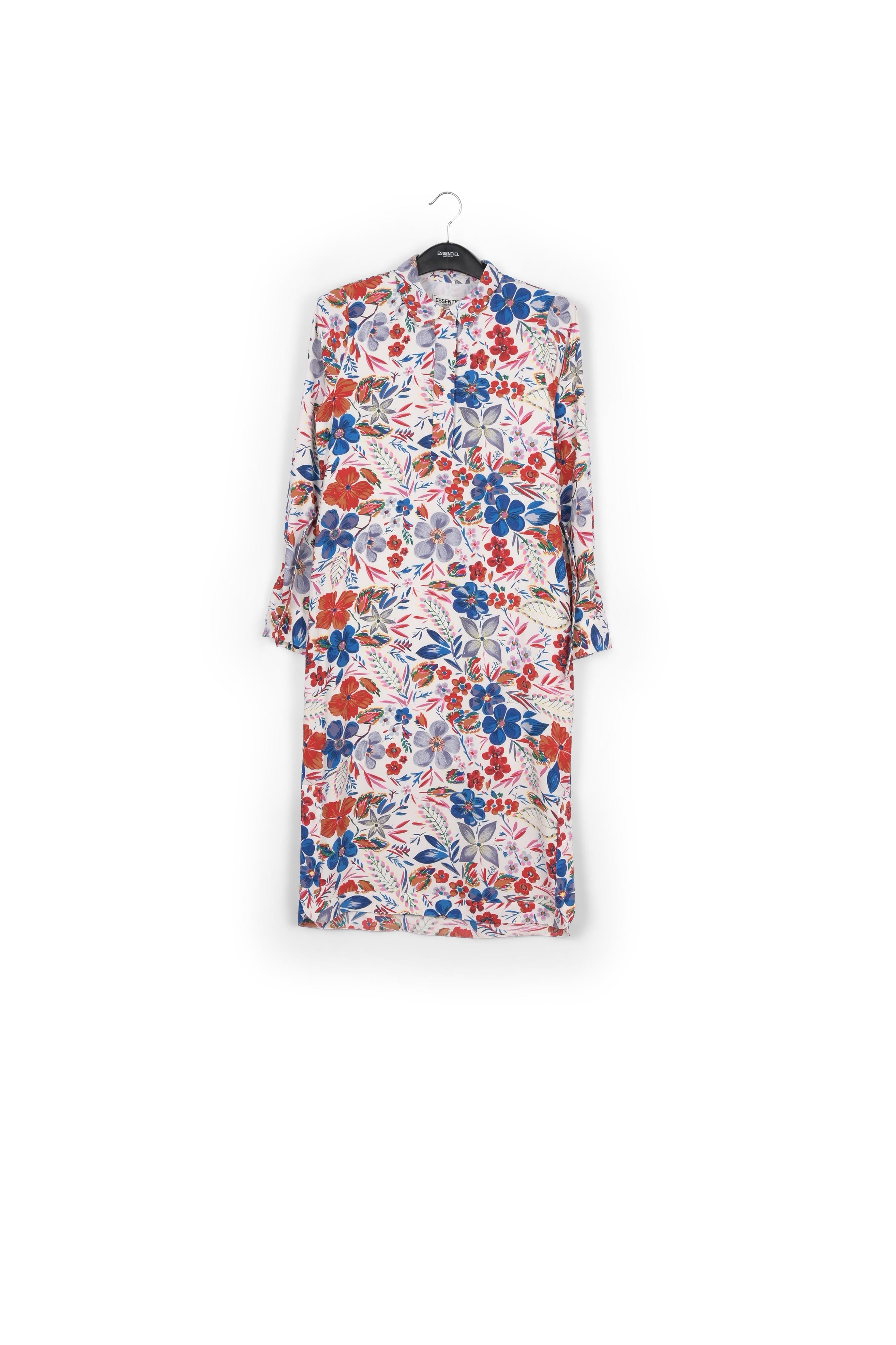 Off-white floral shirt dress RE—SSENTIEL | Essentiel second hand
