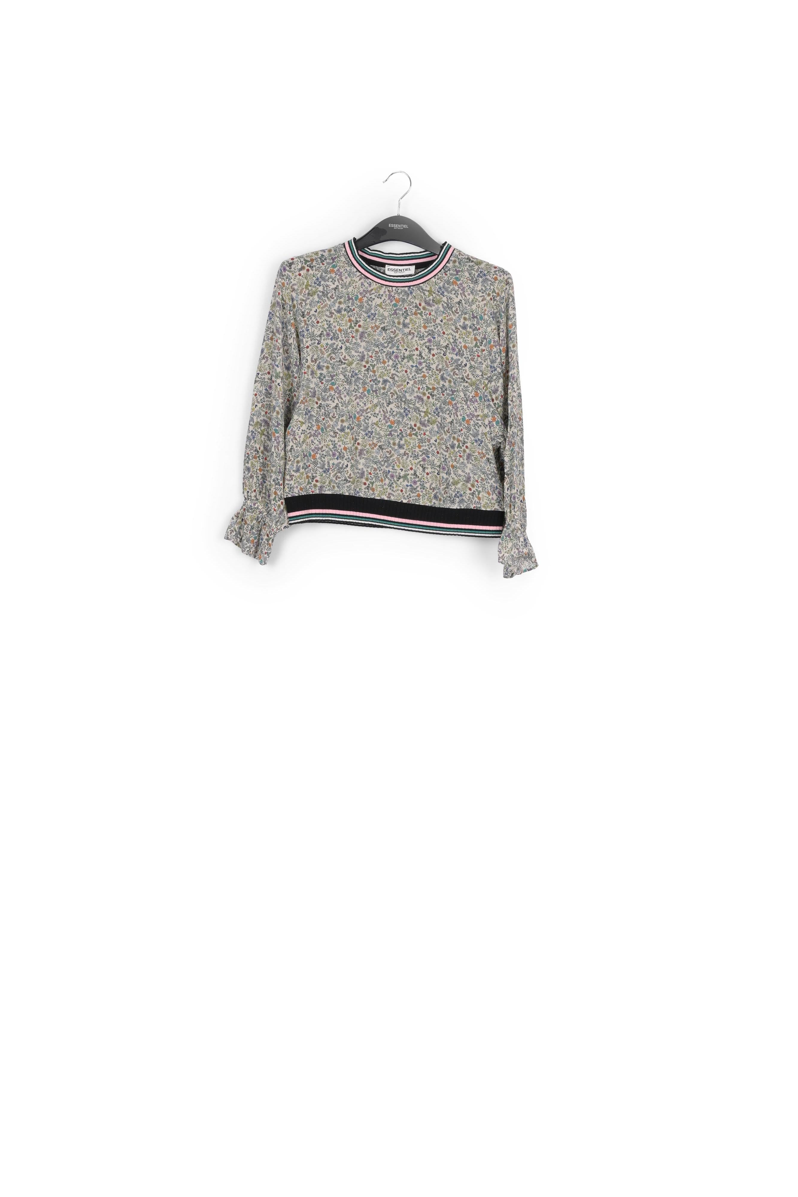 Top with frilled sleeves RE—SSENTIEL | Essentiel second hand