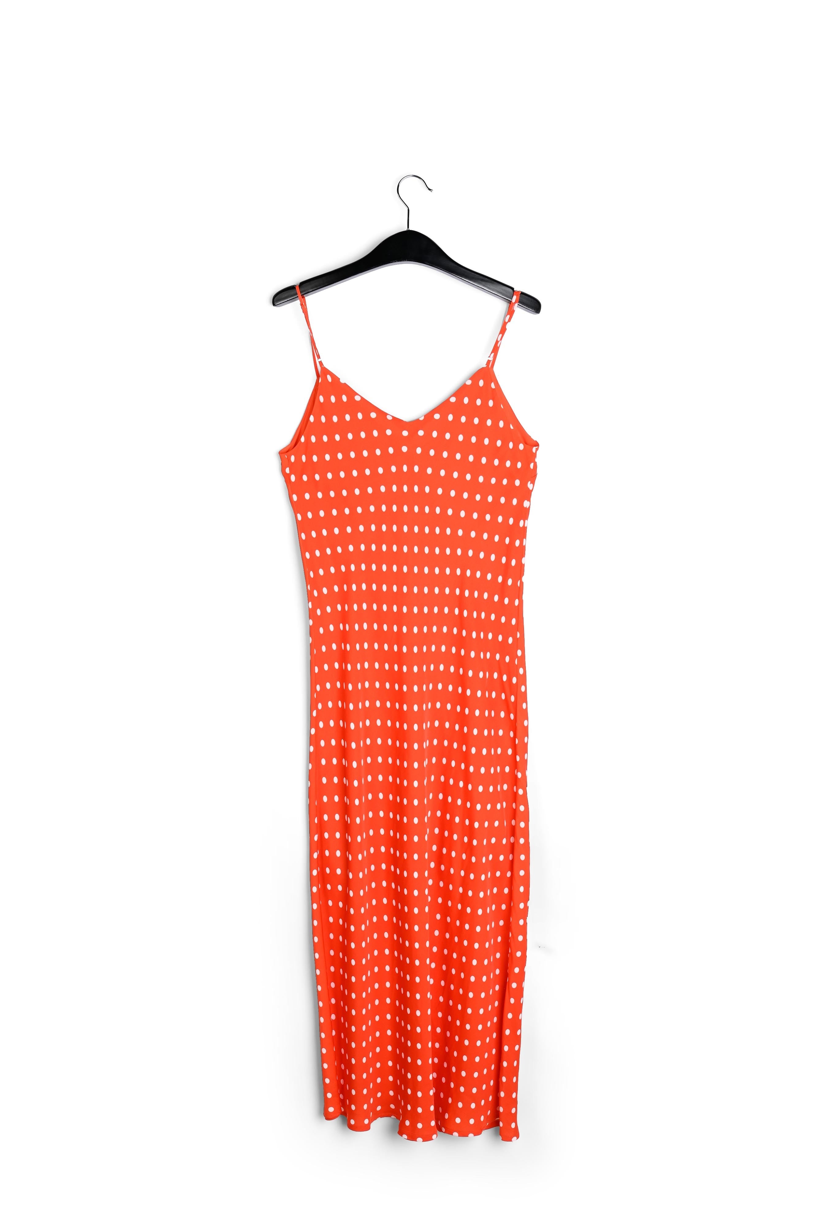 Red polka dot slip dress RE—SSENTIEL | Essentiel second hand