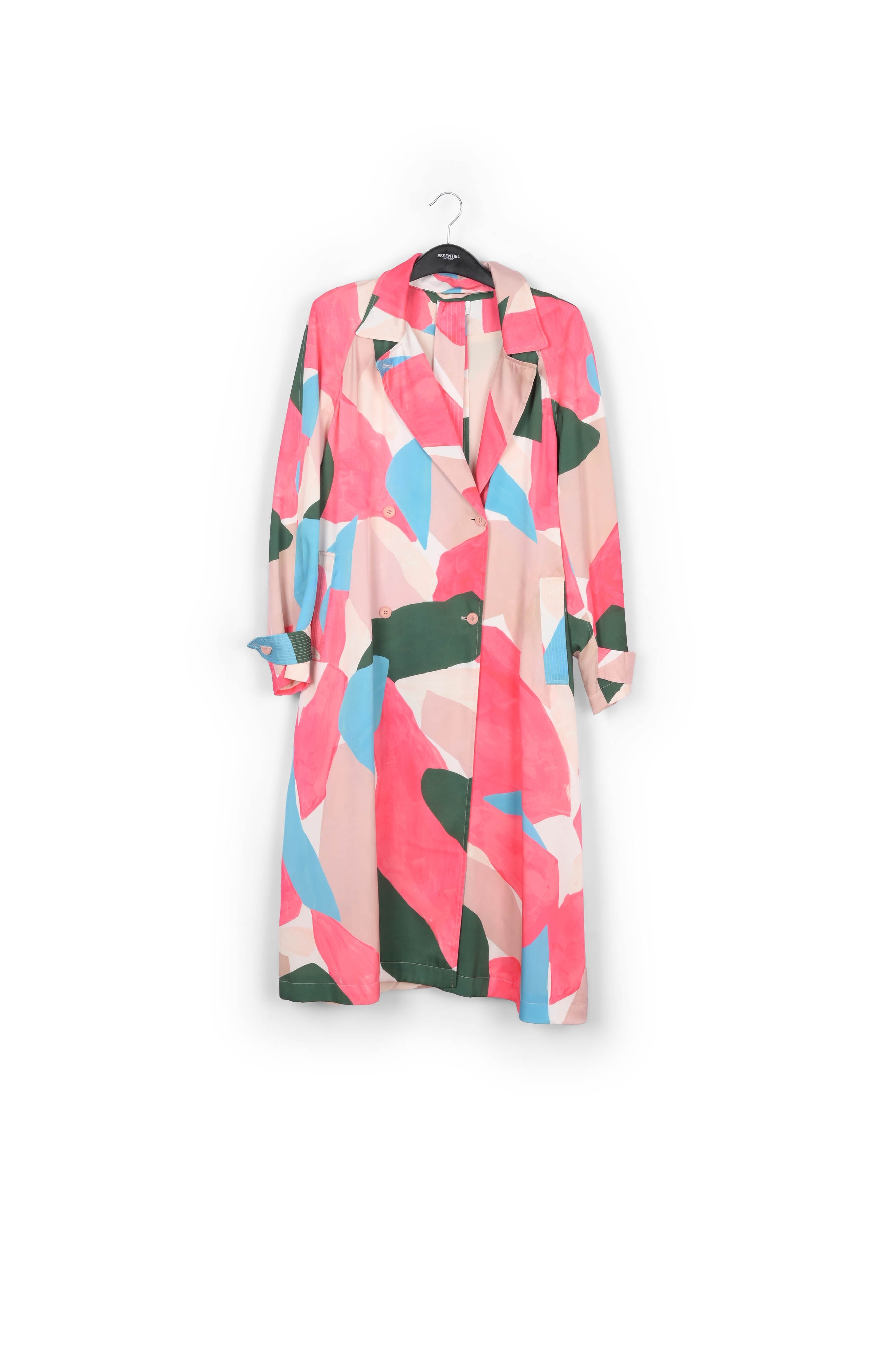 Robe imper rose clair, rose et bleue RE—SSENTIEL | Essentiel second hand