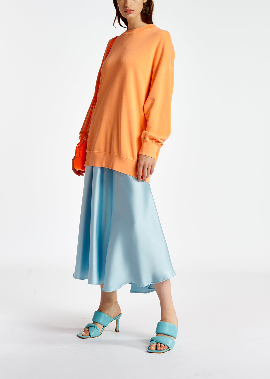 Neonoranje oversized sweater RE—SSENTIEL | Essentiel second hand