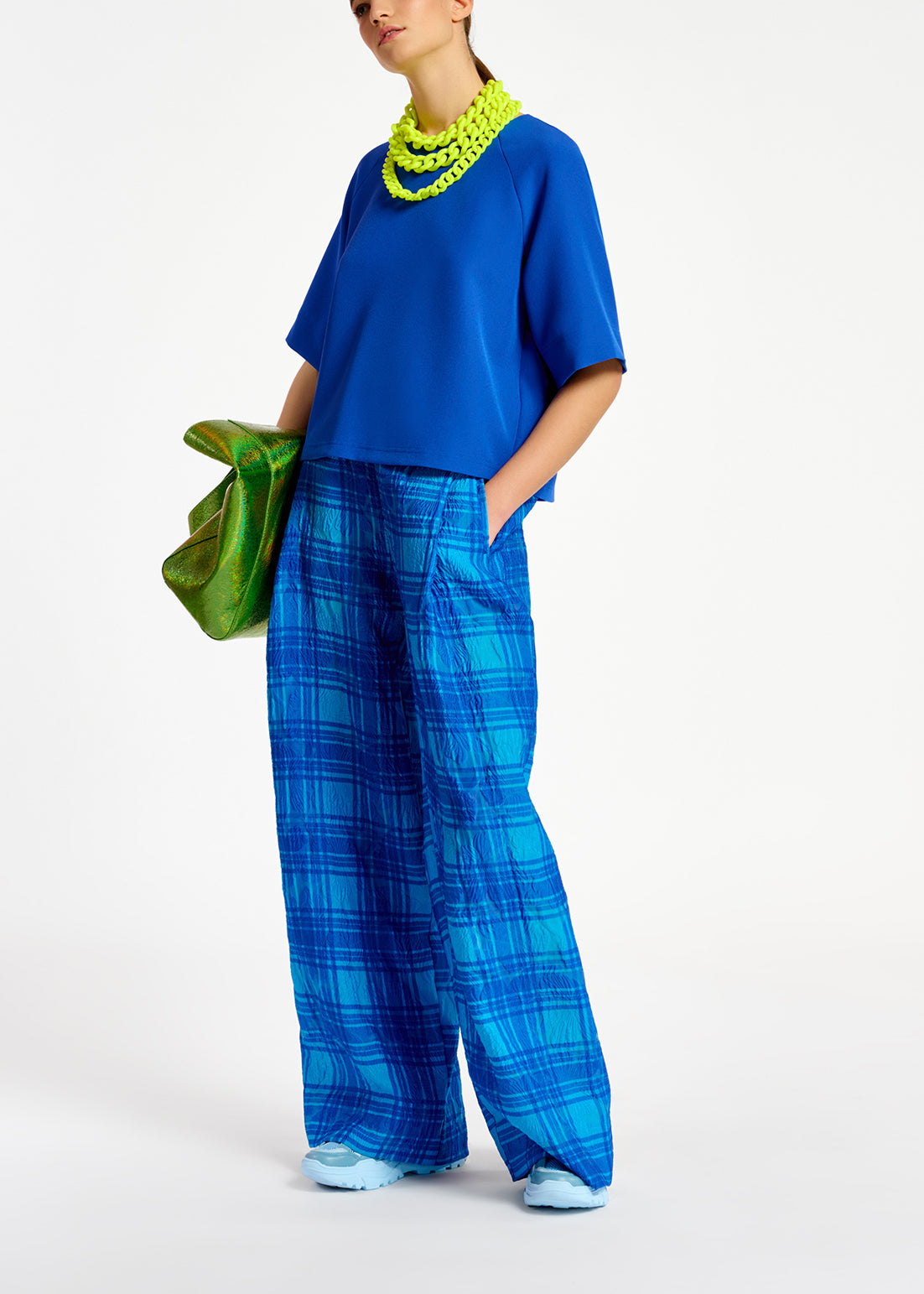 Top oversize bleu foncé RE—SSENTIEL | Essentiel second hand