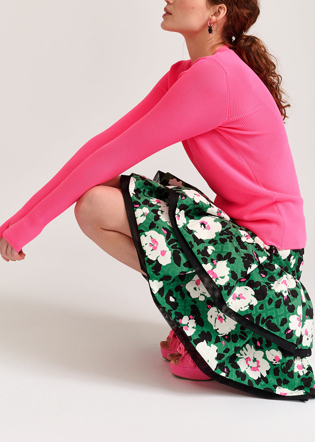 Neon pink sweater RE—SSENTIEL | Essentiel second hand