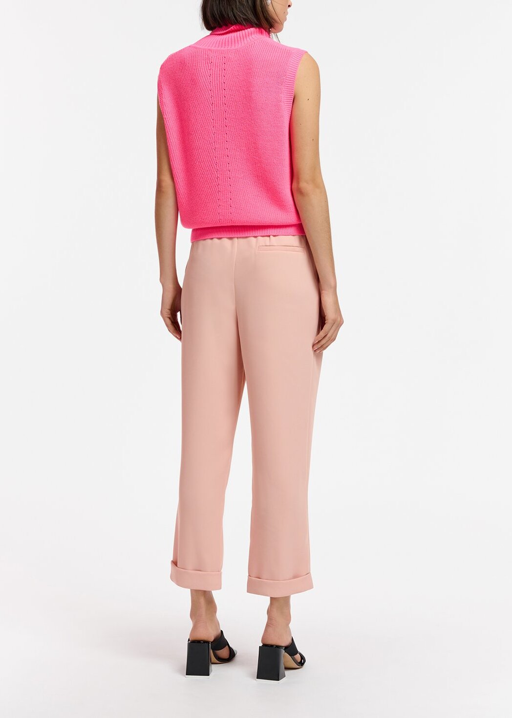 Vintage pink tapered-leg pants RE—SSENTIEL | Essentiel second hand