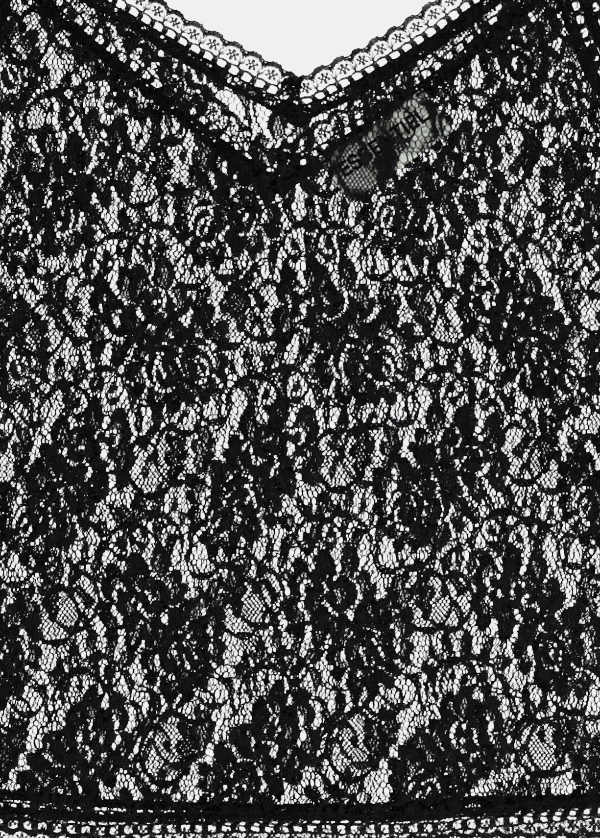 Black lace cami top RE—SSENTIEL | Essentiel second hand