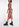 Midirok van stretch jersey met bloemen en ruches Faume - seconde main