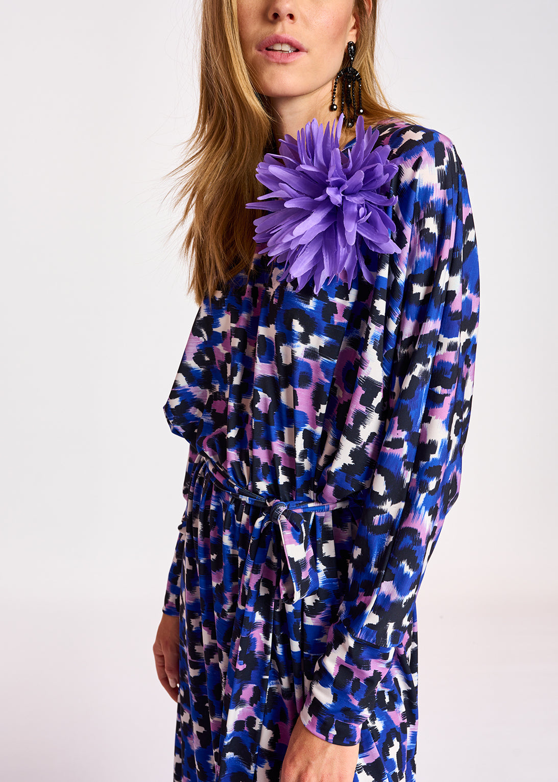 Astretch printed dress RE—SSENTIEL | Essentiel second hand