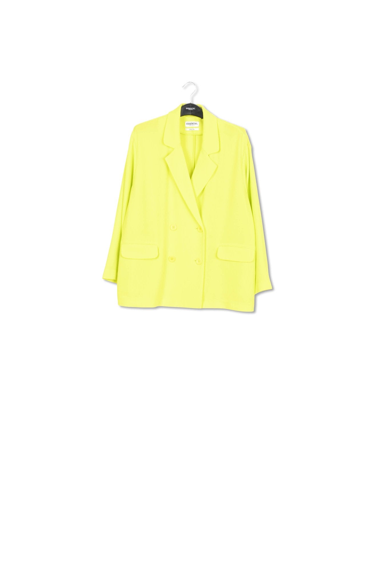 Blazer croisé jaune RE—SSENTIEL | Essentiel second hand