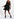 Mini robe noire à paillettes Faume - seconde main
