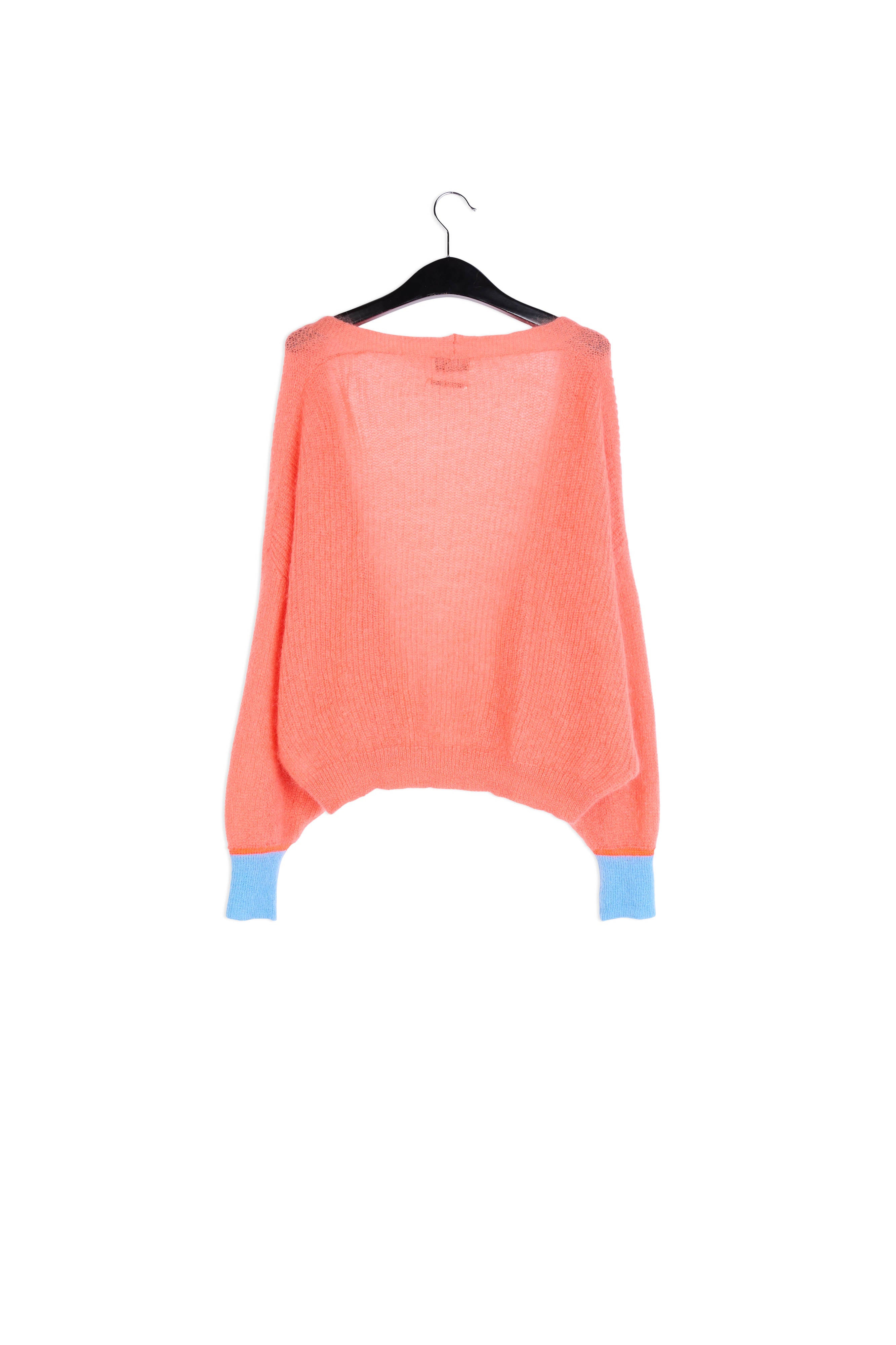 Orange mohair-blend cardigan RE—SSENTIEL | Essentiel second hand