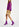 Paarse top met pofschouders Faume - seconde main